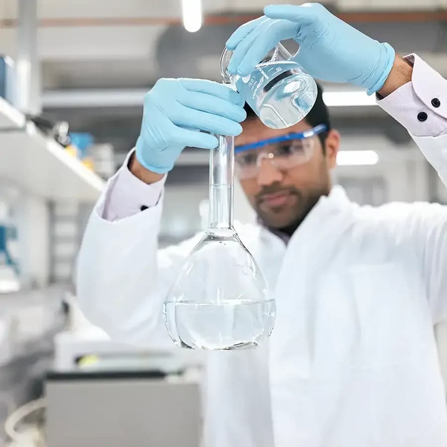 Analyst - solvent preparation